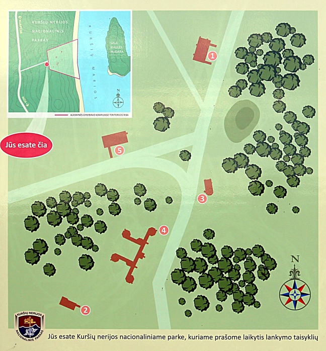 alksnynės gynybinių bunkerių žemėlapis